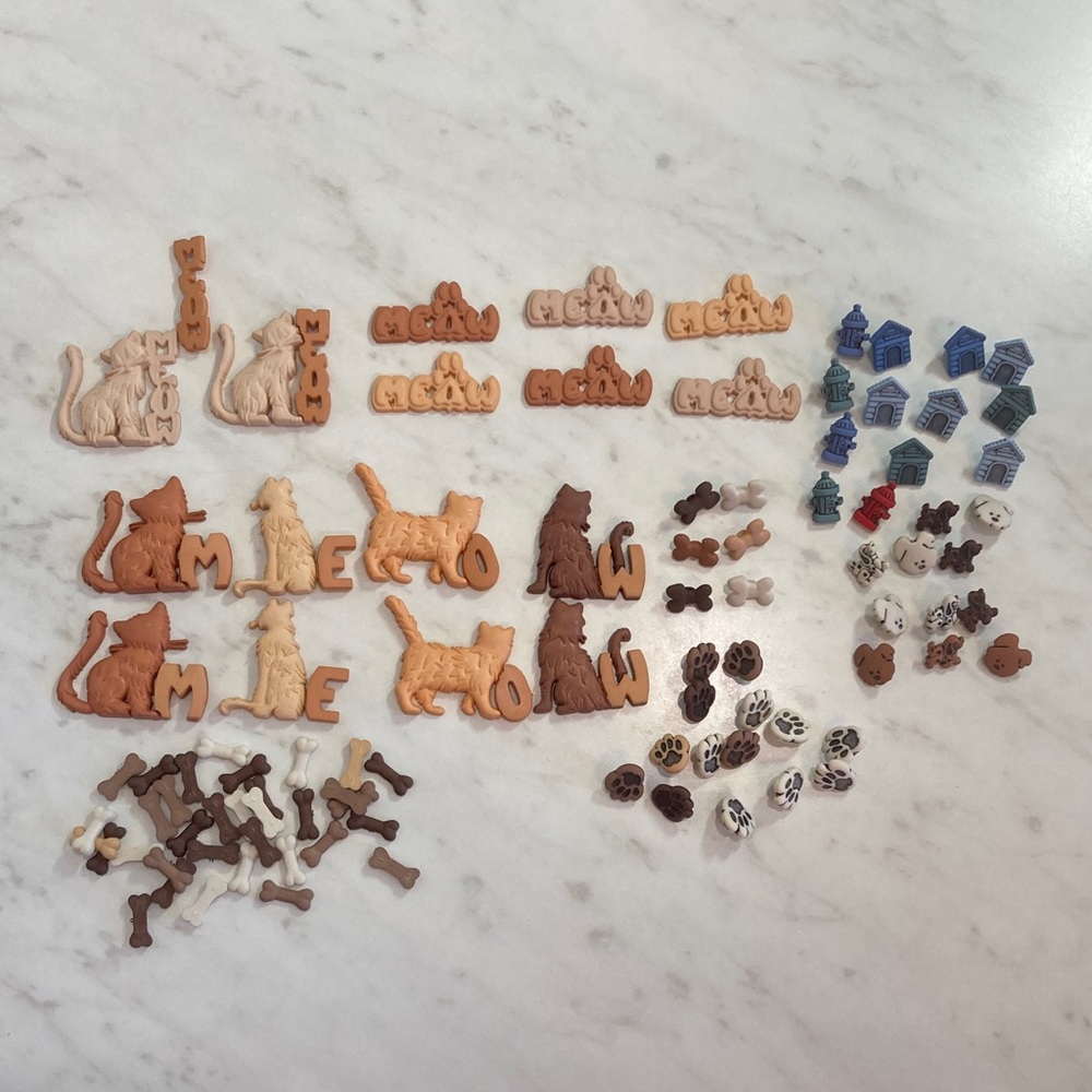 Cat and Dog Scrapbooking Embellishments
